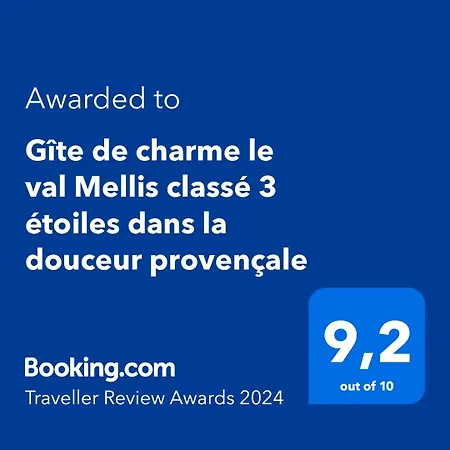 De Charme Le Val Mellis Classe 3 Etoiles Dans La Douceur Provencale Tatil Evi *